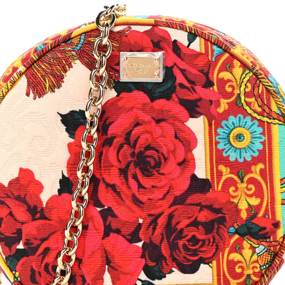 Dolce & Gabbana Fabric Floral Print Round Crossbody Multicolor 7 of 9