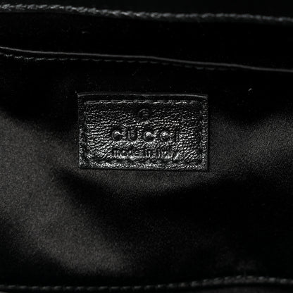 Gucci Nappa Vertical Matelasse Medium Maxi Horsebit Chain Shoulder Bag Black 6 of 9