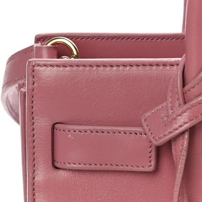 Saint Laurent Calfskin Nano Sac De Jour Rose Dark 16 of 29