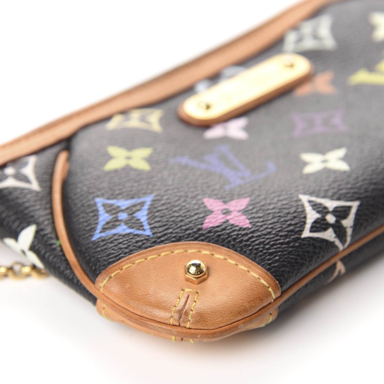 Louis Vuitton Monogram Multicolor Pochette Milla MM Black 5 of 11