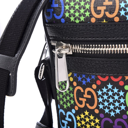 Gucci GG Supreme Monogram Psychedelic Messenger Bag Black 11 of 11