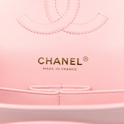 Chanel Caviar Quilted Medium Double Flap Light Pink 6 of 9