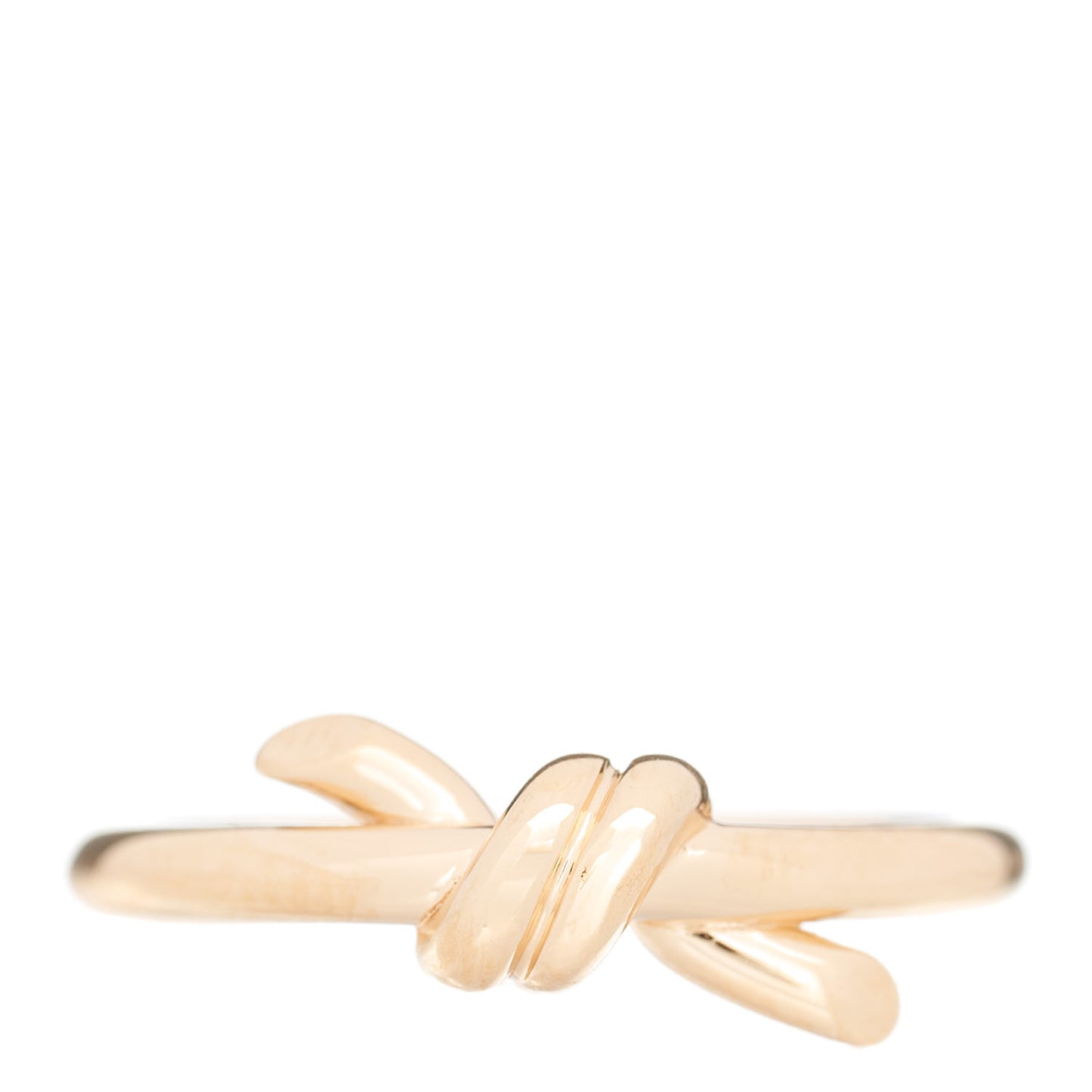 18K Rose Gold Knot Ring 50 5.5
