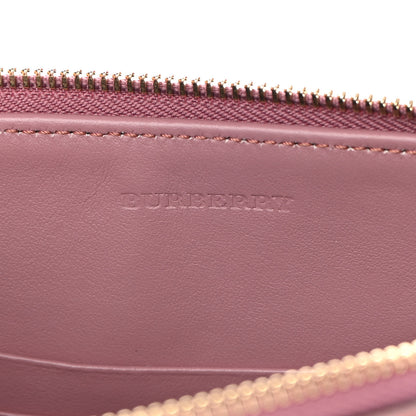 Burberry Haymarket Check Peyton Crossbody Clutch Bag Dusty Pink 6 of 13