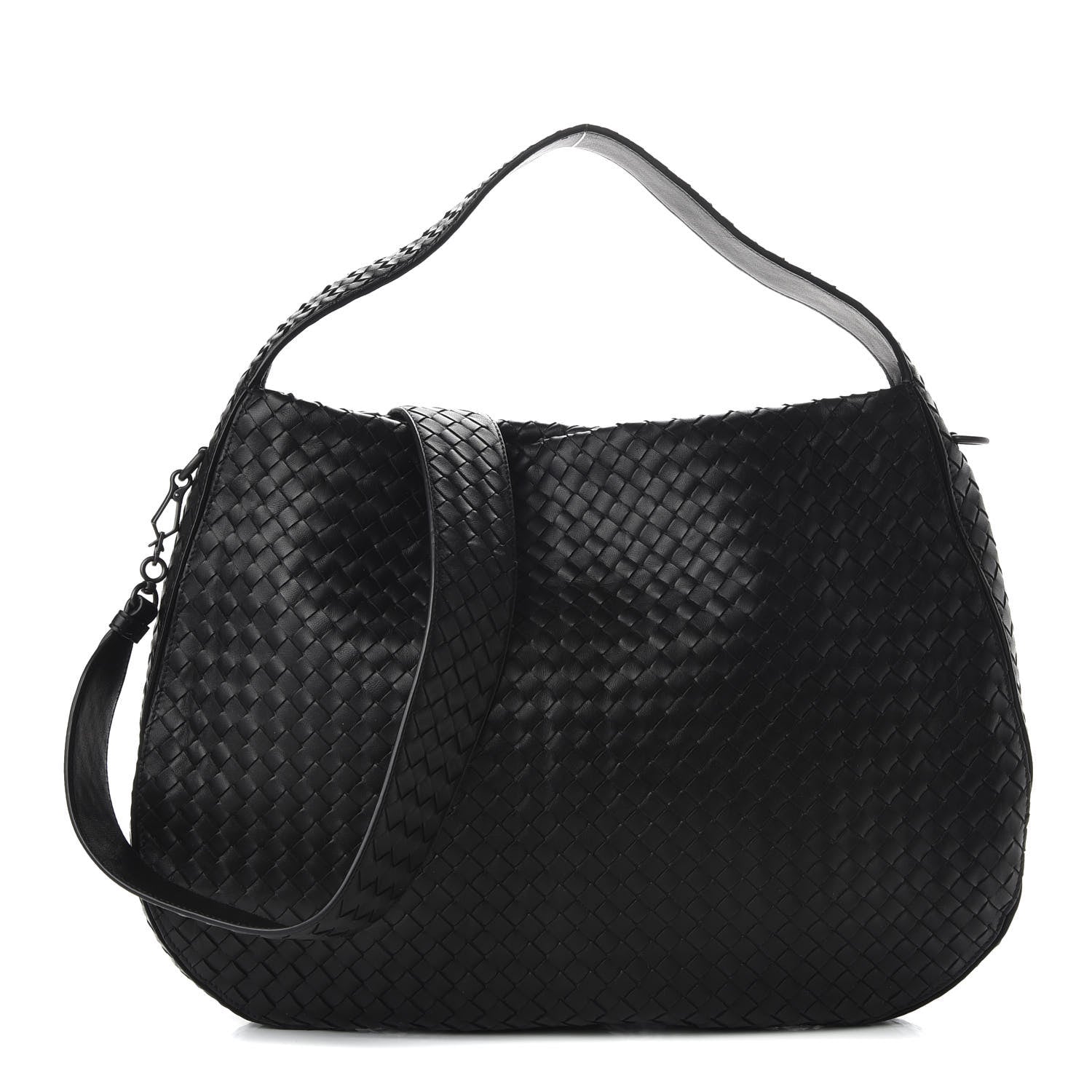 Bottega Veneta Nappa Intrecciato Large City Hobo Baccara Black 1 of 8