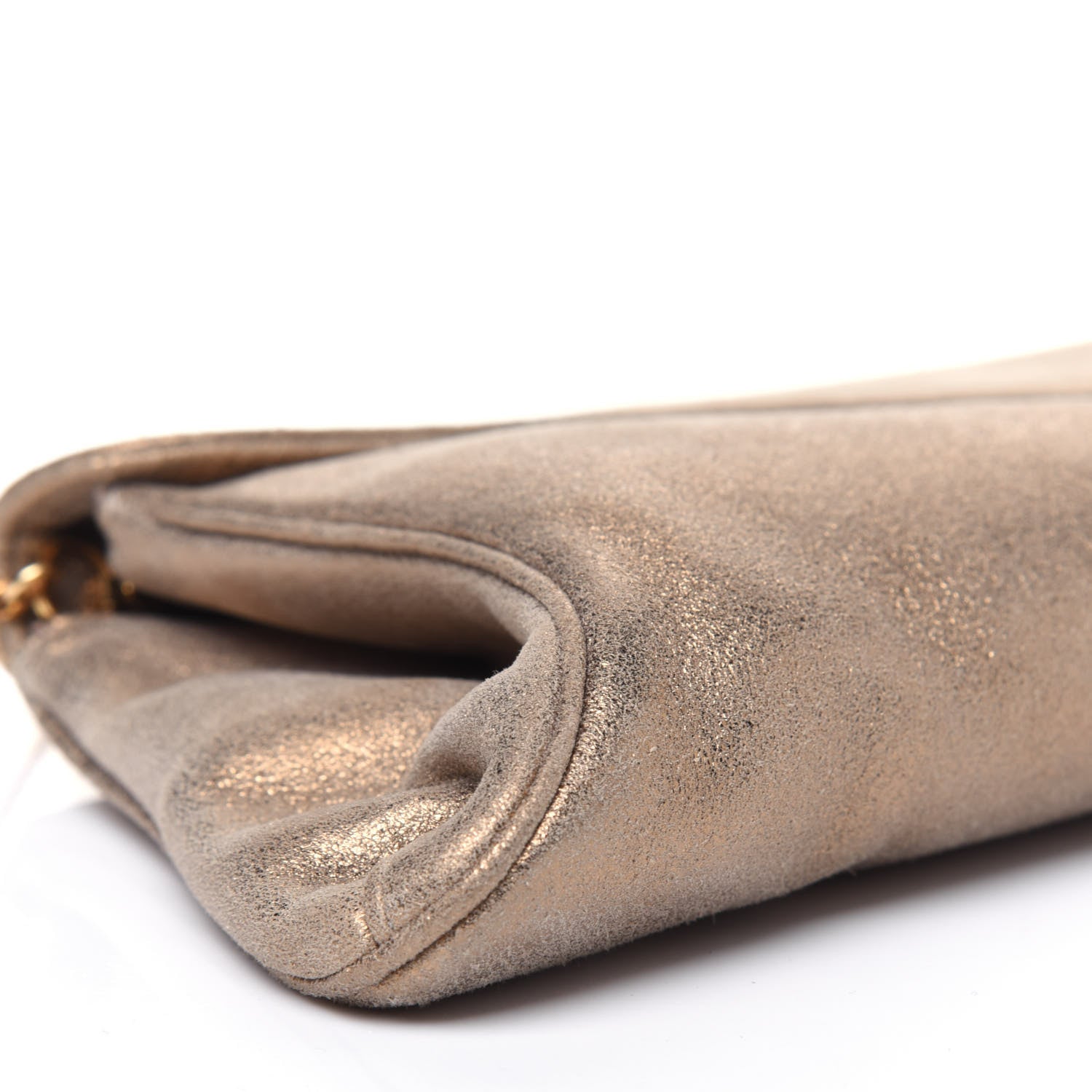 Judith Leiber Metallic Flap Clutch Gold 12 of 19
