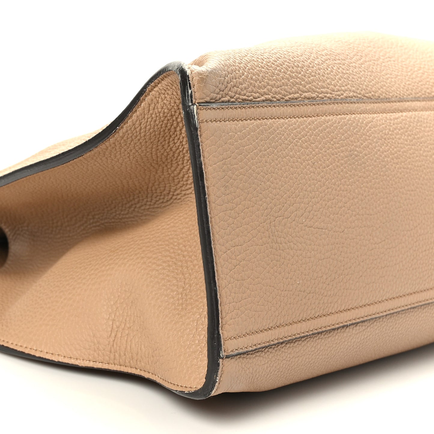 Soft Calfskin Medium Jackie Top Handle Bag Beige