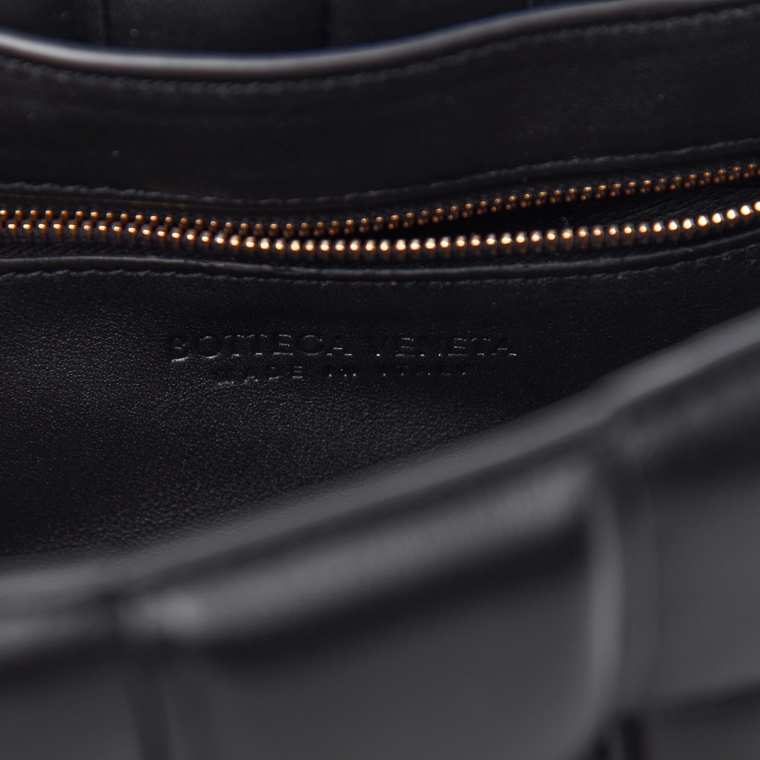 Bottega Veneta Lambskin Maxi Intreccio Padded Chain Cassette Crossbody Bag Black 6 of 9