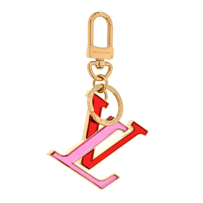Louis Vuitton LV Bag Charm Key Holder Rouge Light Pink 1 of 5