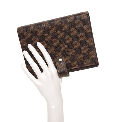 Louis Vuitton Damier Ebene Medium Ring Agenda Cover 2 of 7