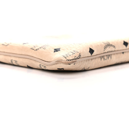 MCM Metallic Visetos Medium Punk Rabbit Crossbody Pouch Beige 9 of 12