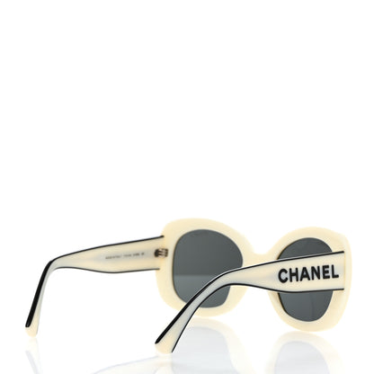 Chanel Acetate Sunglasses 71414A White 4 of 12