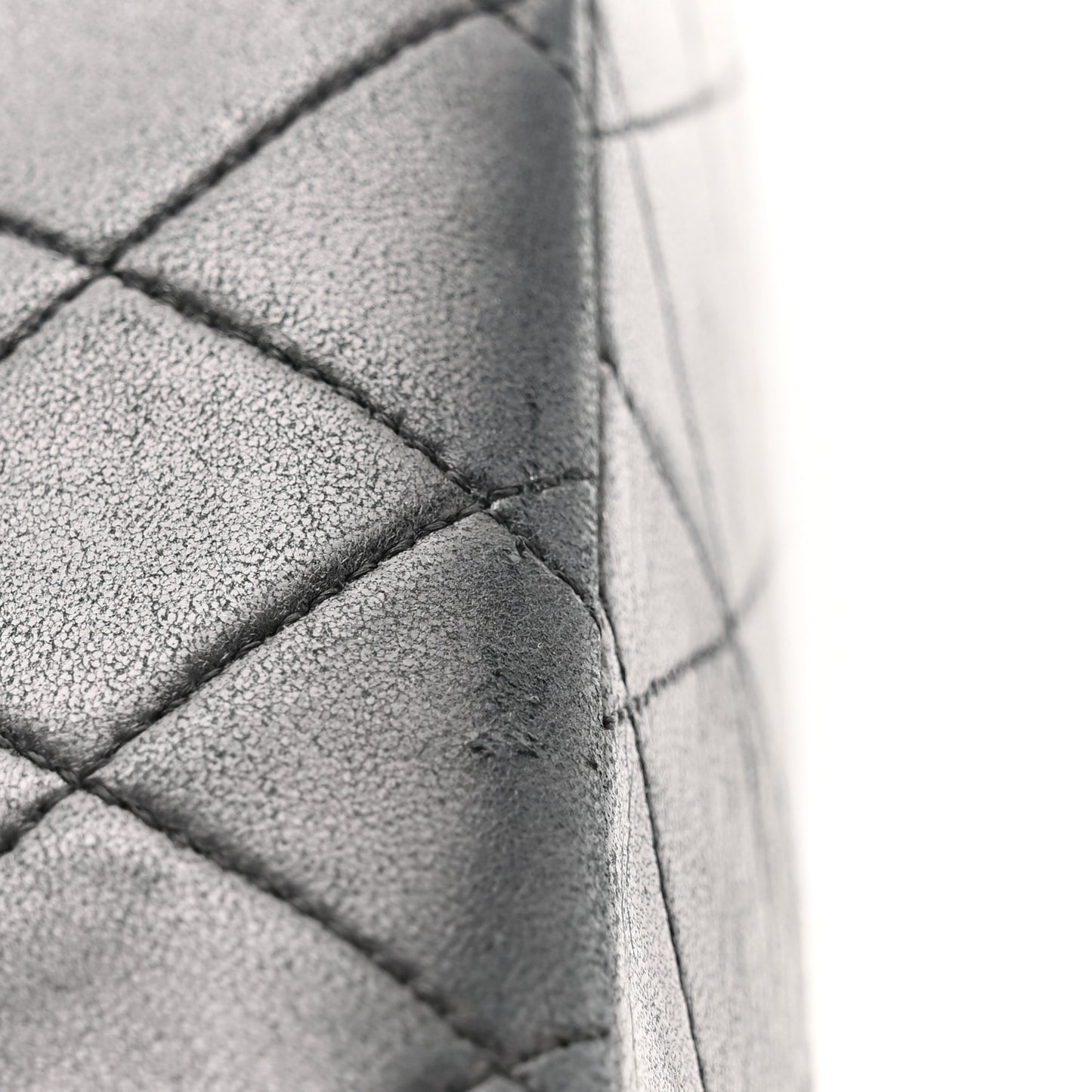 Lambskin Quilted Single Flap Black