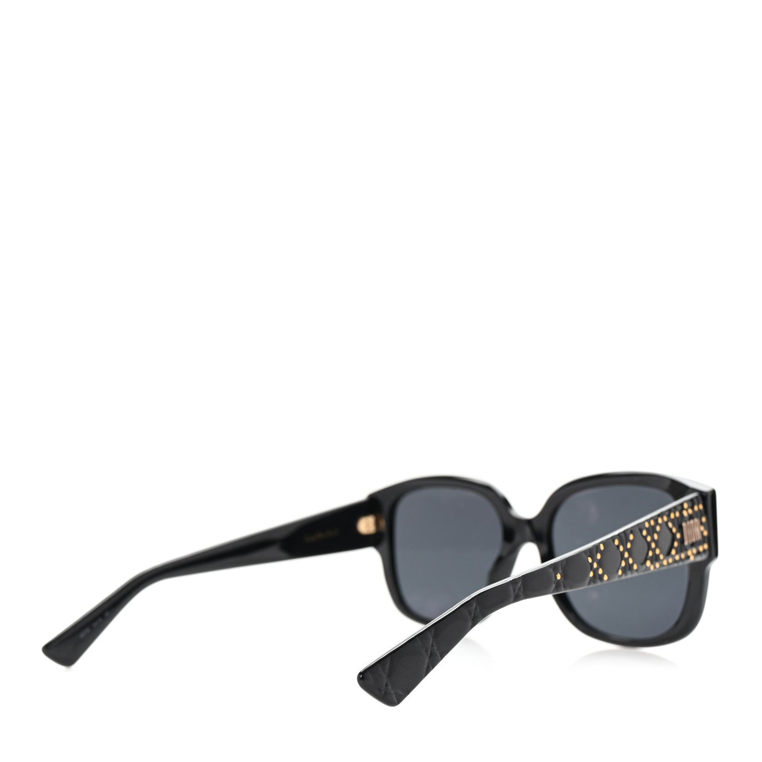 Christian Dior Acetate Cannage Lady Dior Studs 5 Sunglasses Black 4 of 9