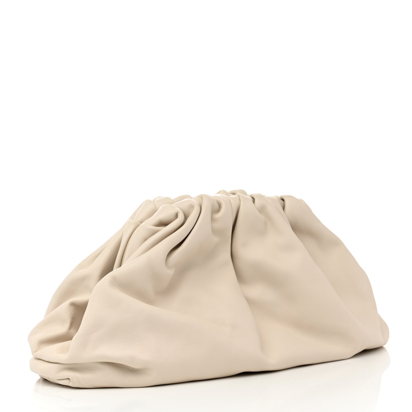 Smooth Butter Calf The Pouch Oversized Clutch Plaster
