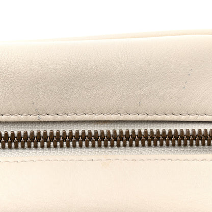 Gucci Calfskin Matelasse Medium GG Marmont Chain Shoulder Bag Mystic White 13 of 16