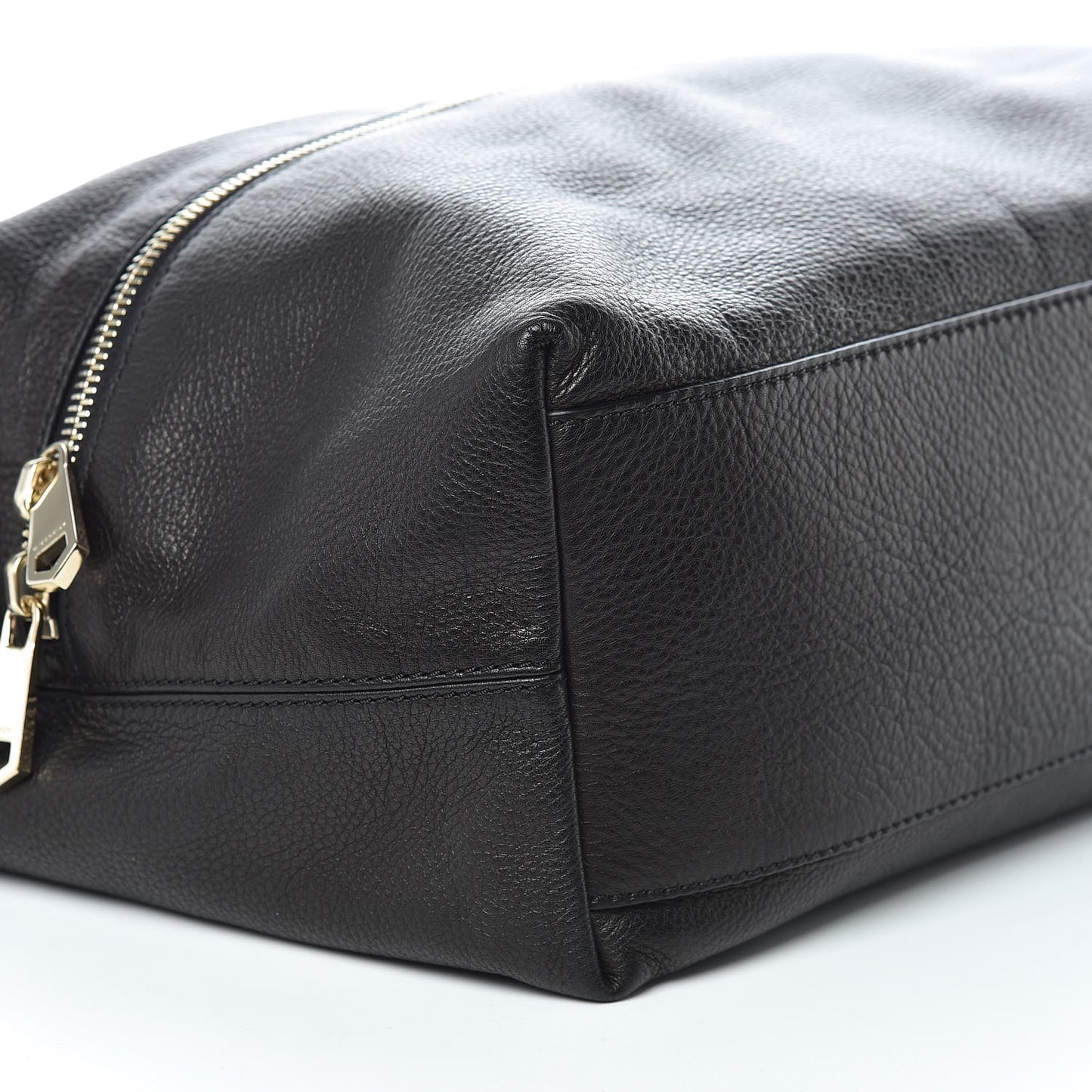 Grained Calfskin Medium Zip Animation Nightingale Black