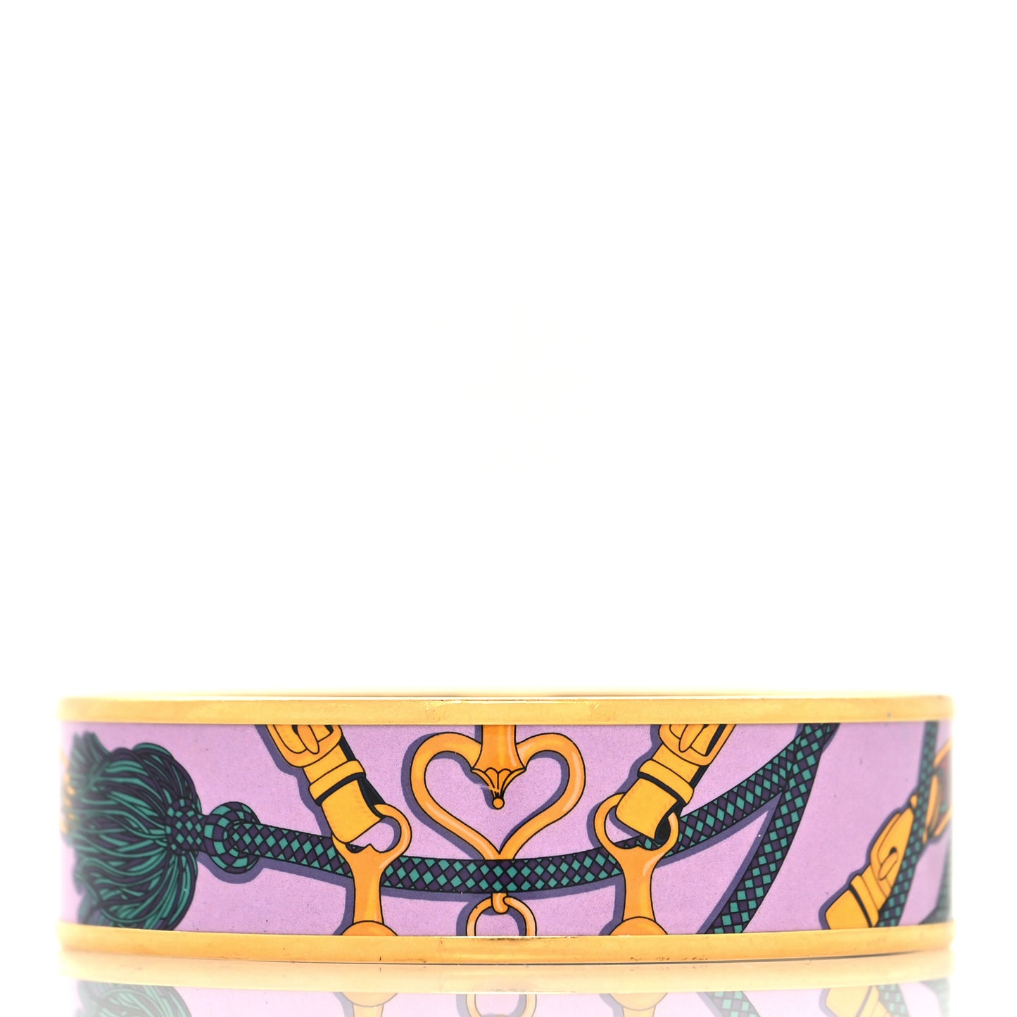 Enamel Printed Festival des Amazones Wide Bracelet 62 Vie D Artiste