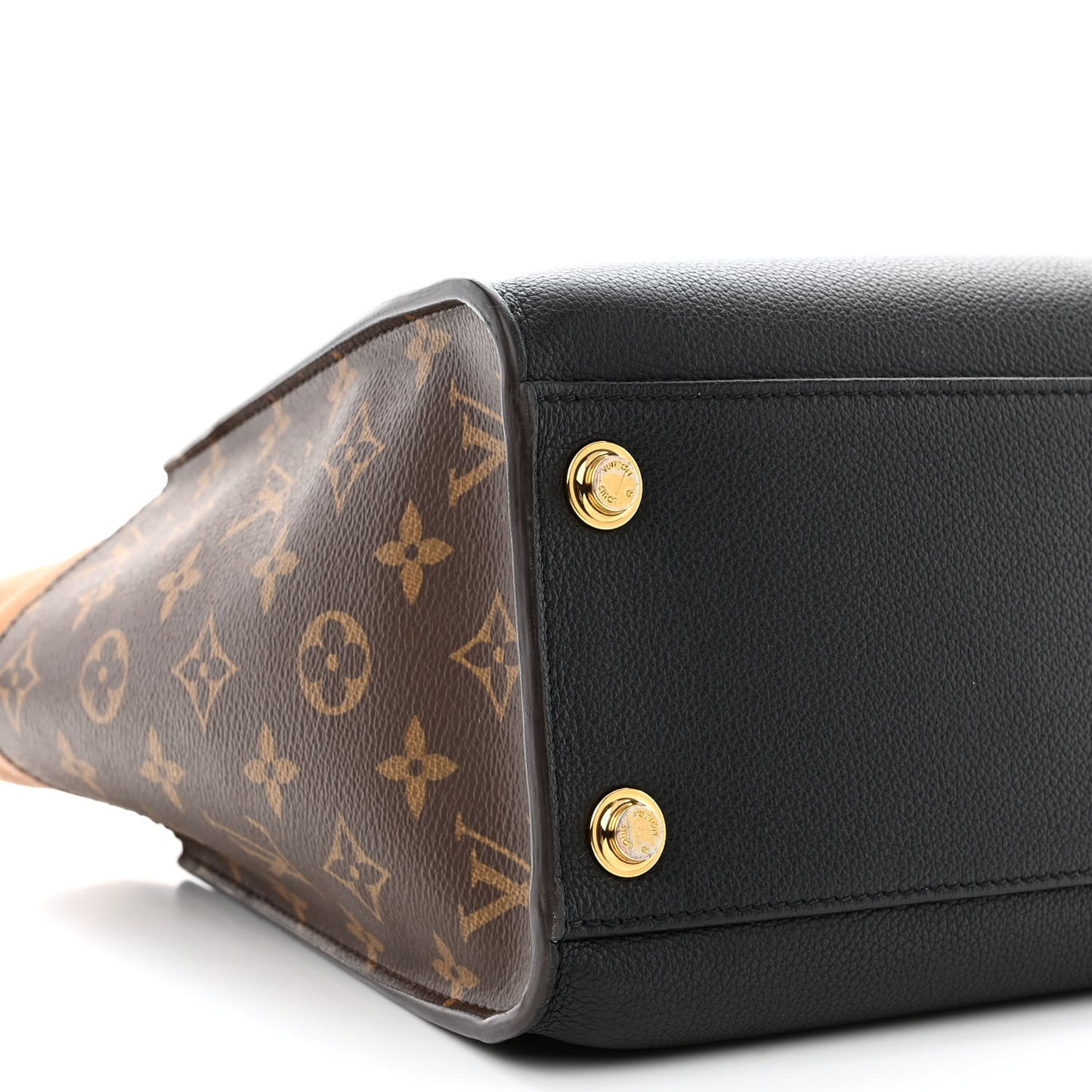Calfskin Monogram On My Side Black