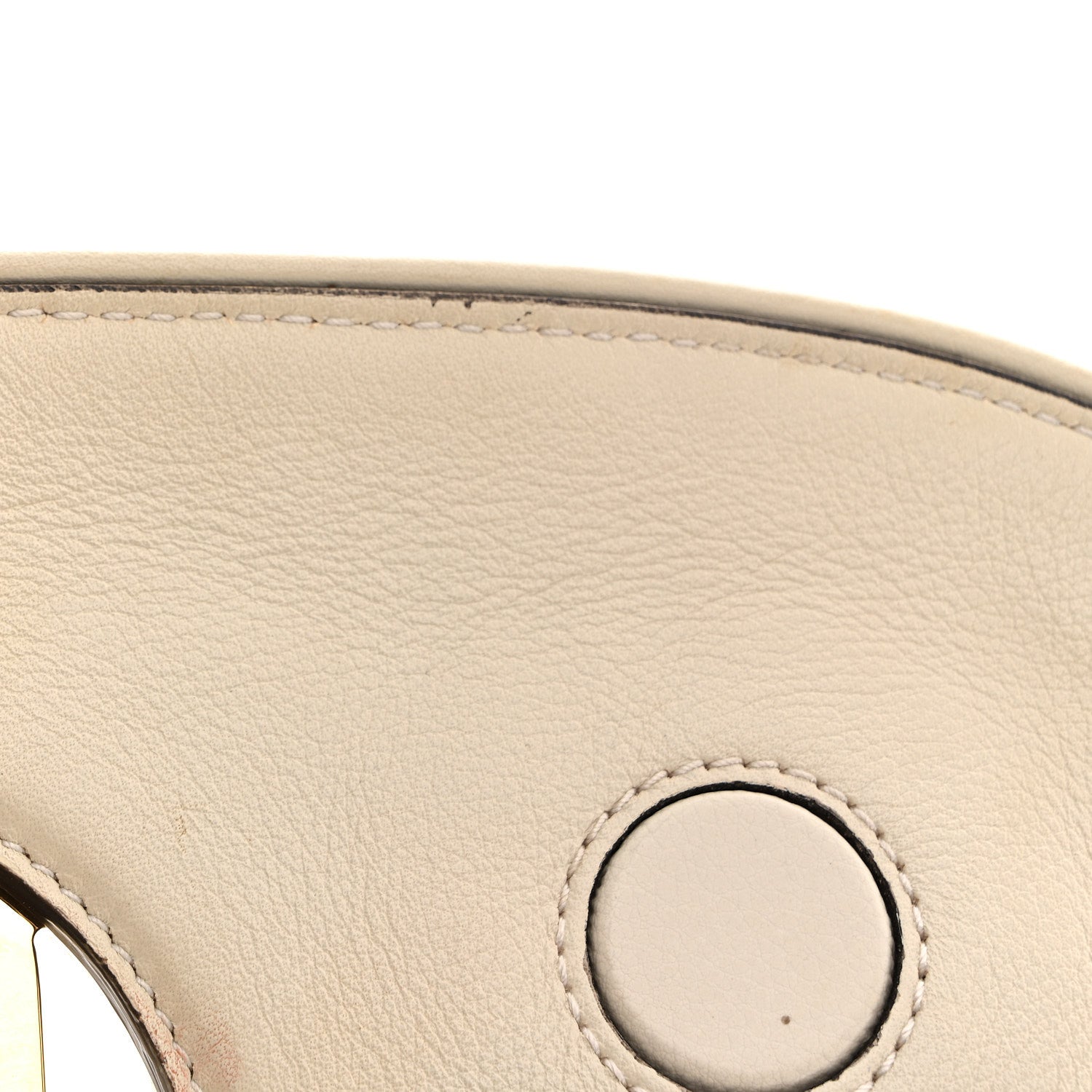 Gucci Roxy Calfskin Blondie Chain Shoulder Flap Bag Mystic White 13 of 13