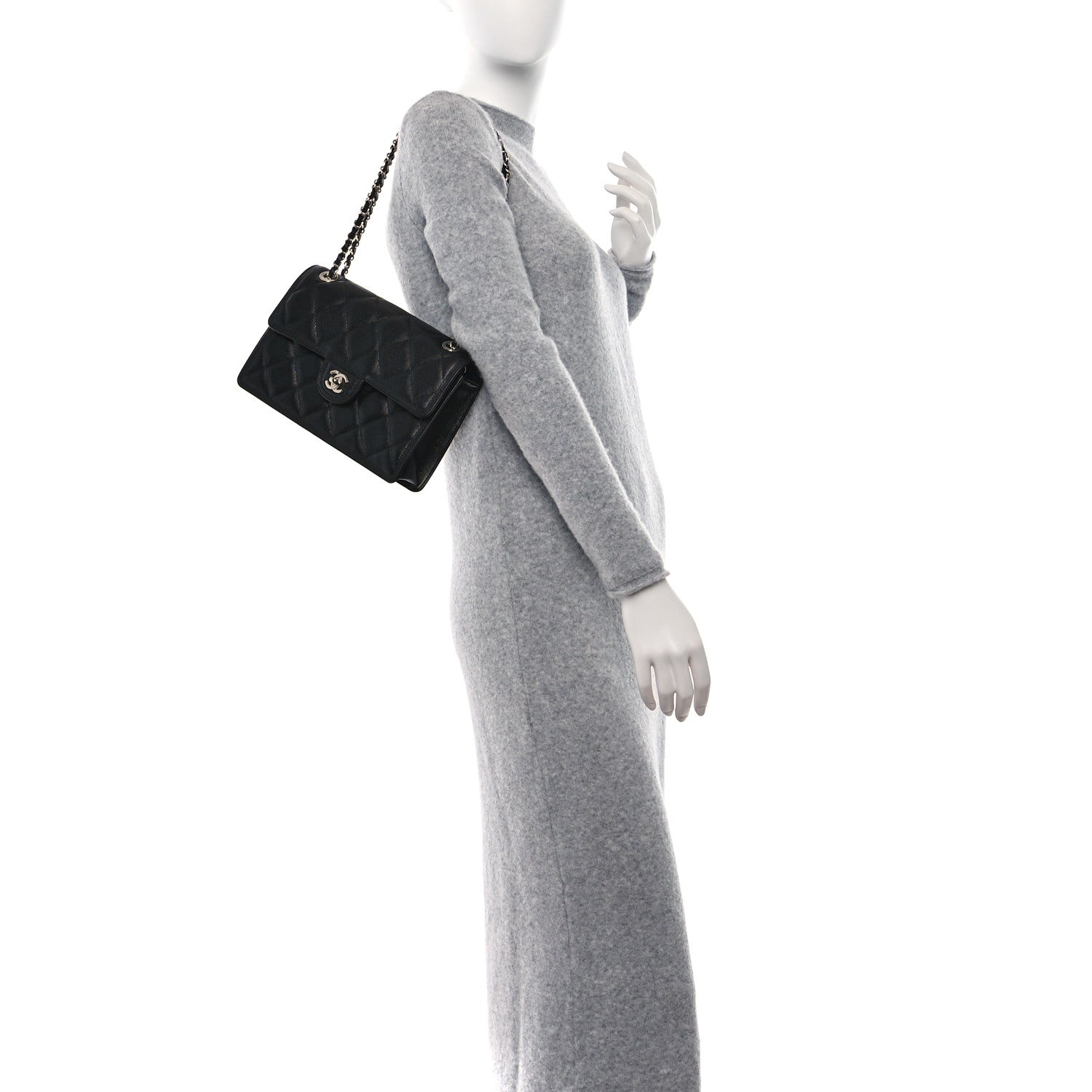 Chanel Caviar Quilted Small Sweet Classic Flap Black 2 of 11