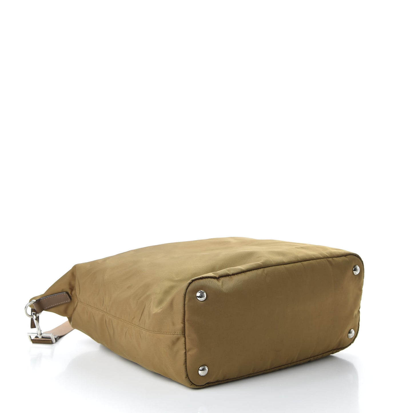 Tessuto Nylon Vela Shopping Tote Tabacco