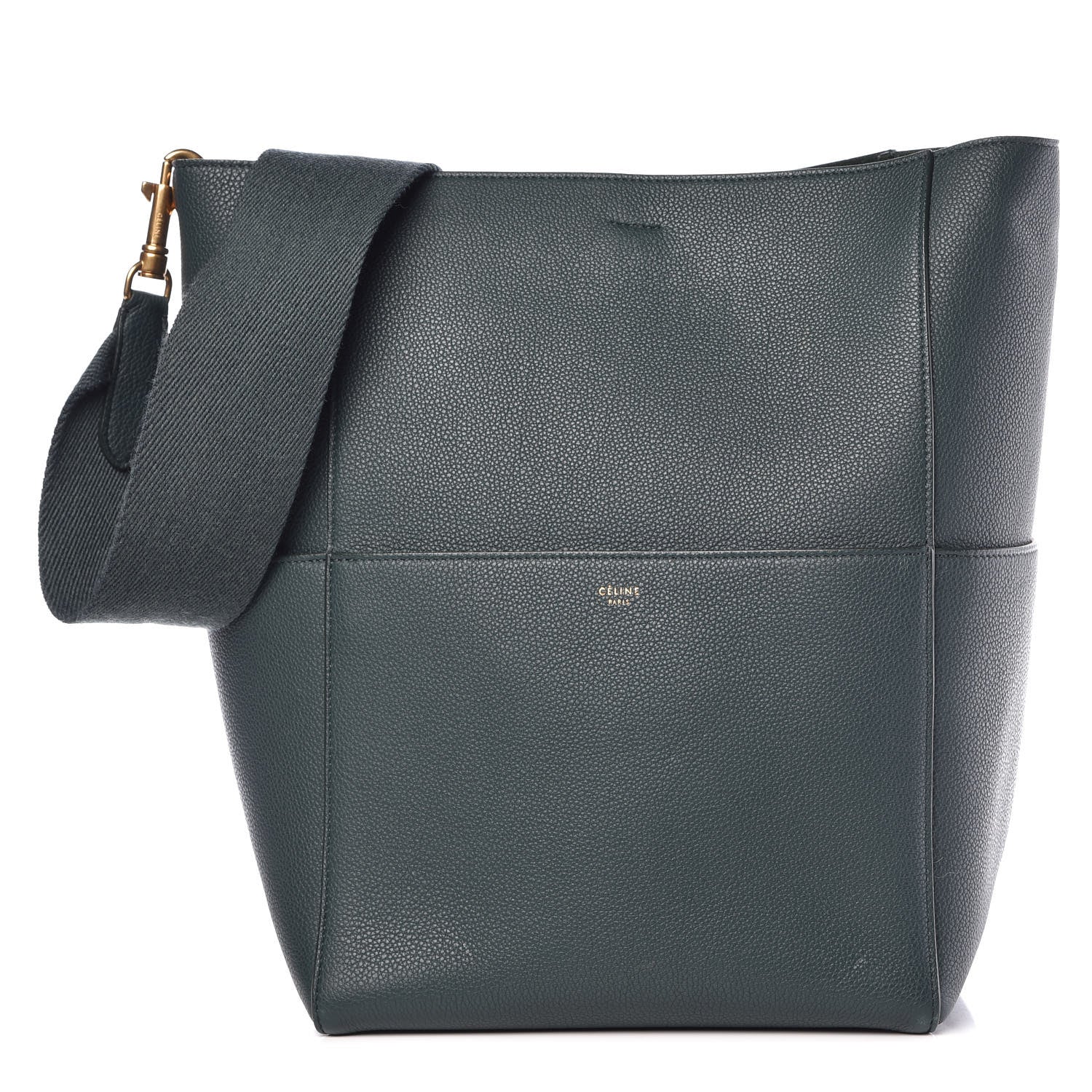 Celine Soft Grained Calfskin Sangle Bucket Bag Amazone 1 of 9