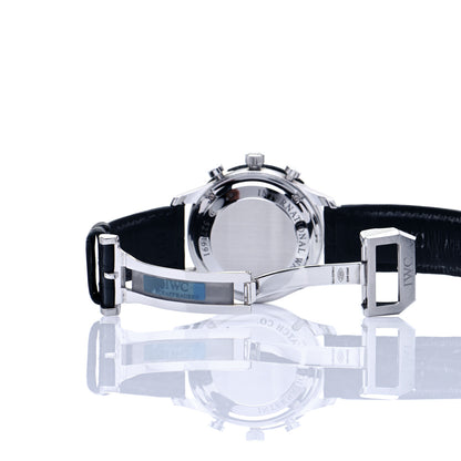 IWC Stainless Steel Alligator 41mm Portugieser Chronograph Automatic Watch IW371417 7 of 14