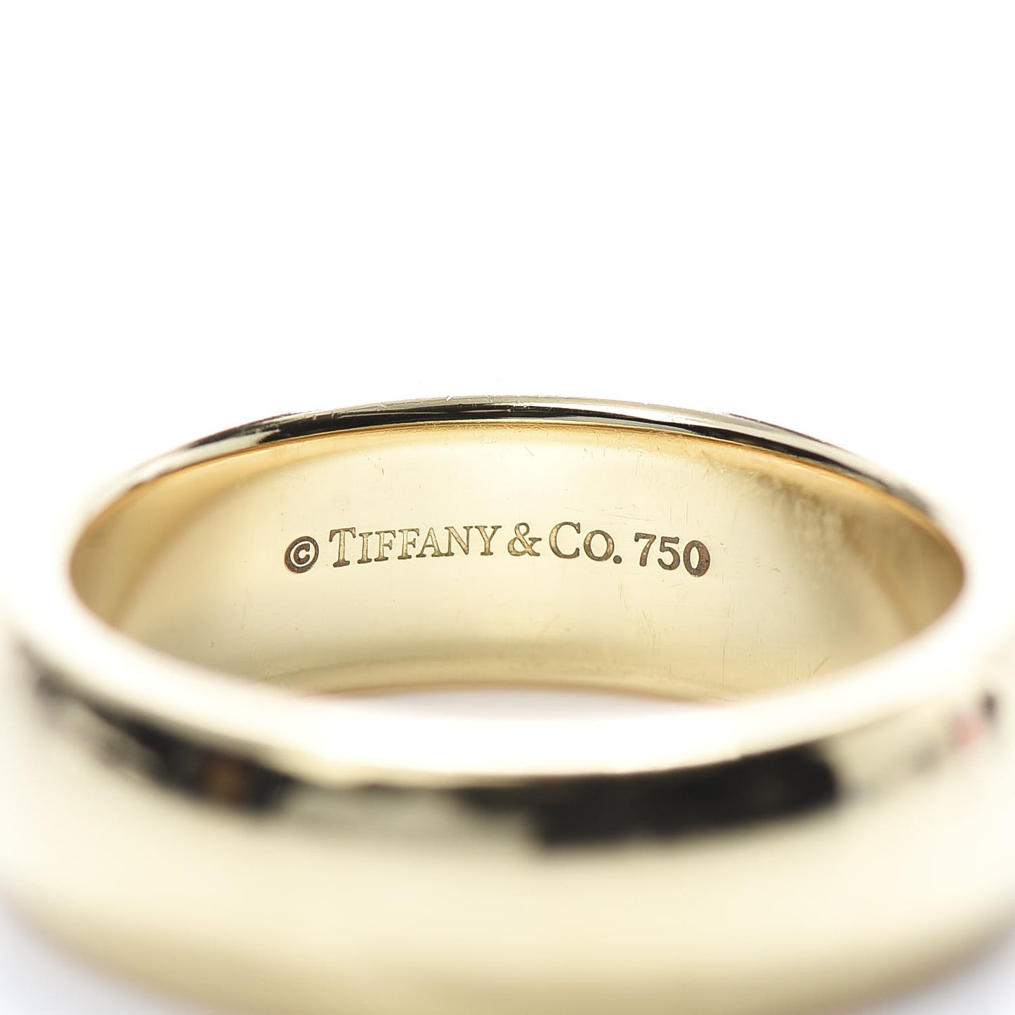 18K Yellow Gold 6mm Classic Wedding Band Ring 49 4.75