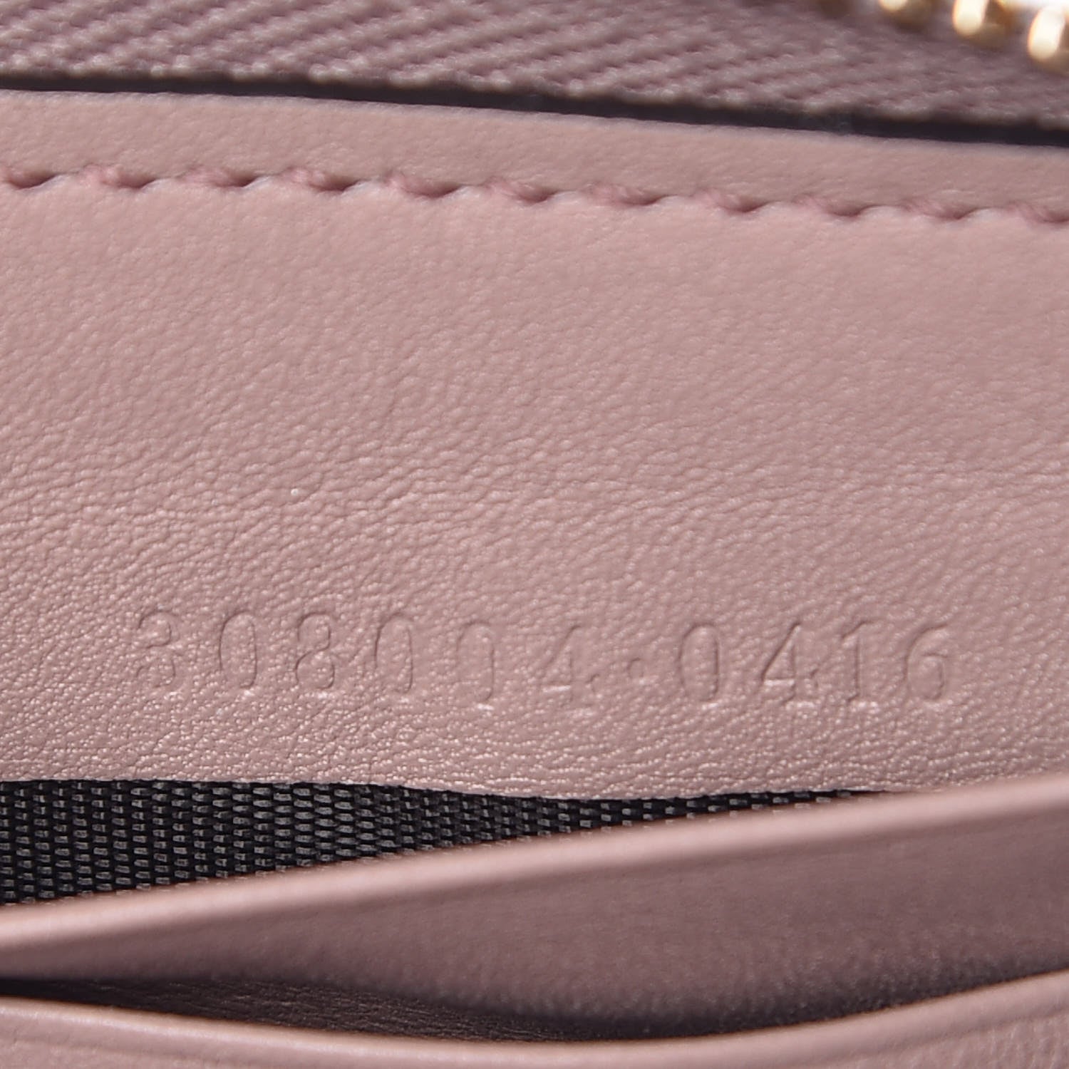 Gucci Patent Soho Zip Around Wallet Dark Cipria 9 of 12