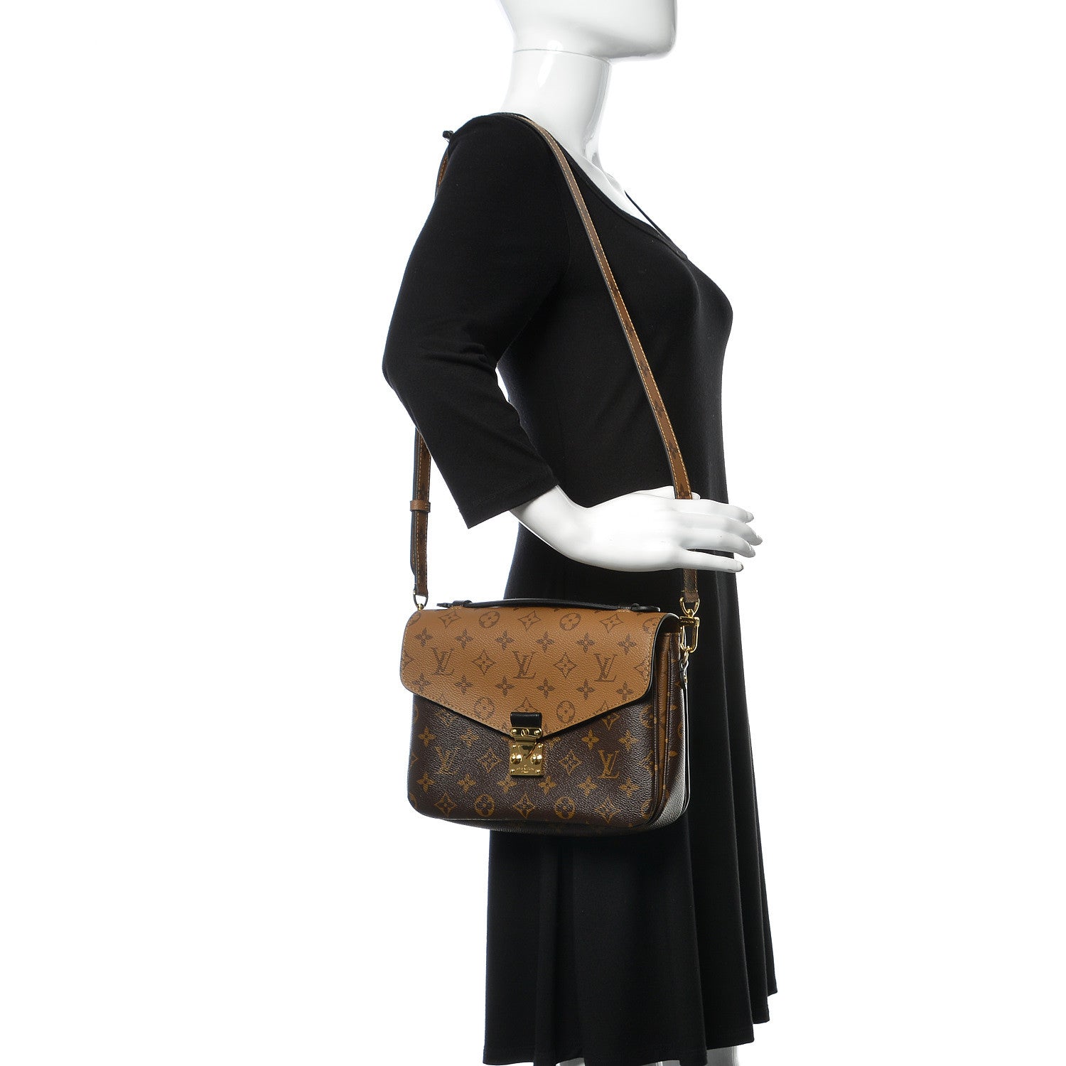 Louis Vuitton Reverse Monogram Pochette Metis 2 of 9