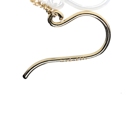 Tiffany 18K Yellow Gold Elsa Peretti Diamonds by the Yard Pear Shape Drop Earrings 4 of 4