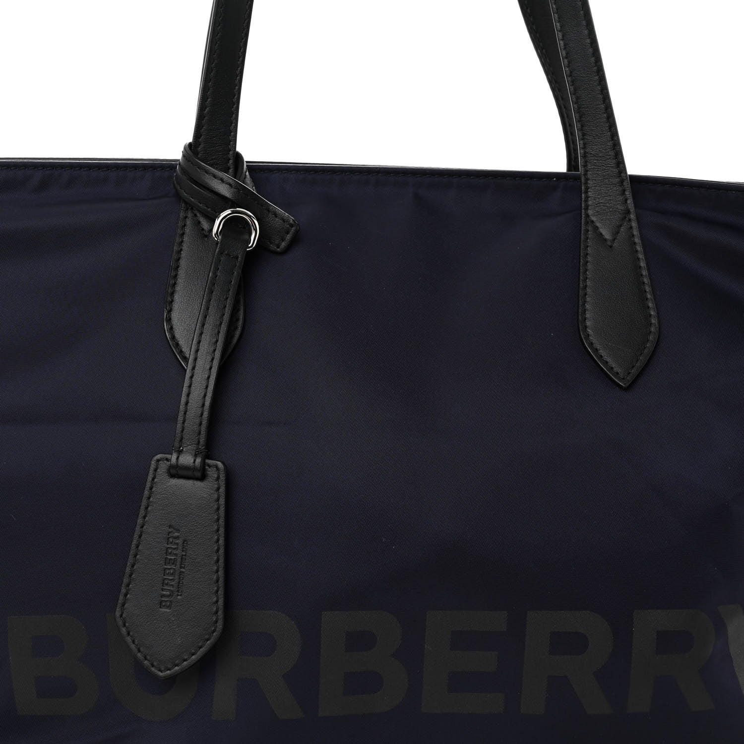 Burberry Nylon Logo Tote Medium Blue 7 of 9