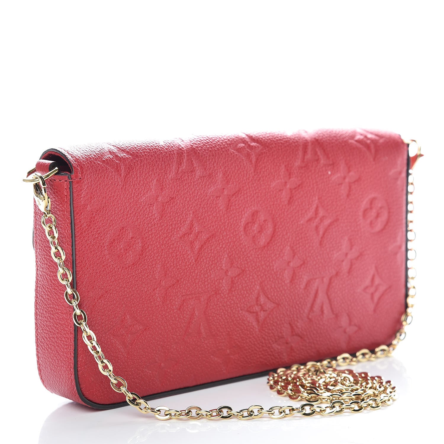 Louis Vuitton Empreinte Pochette Felicie Chain Wallet Cherry 4 of 13