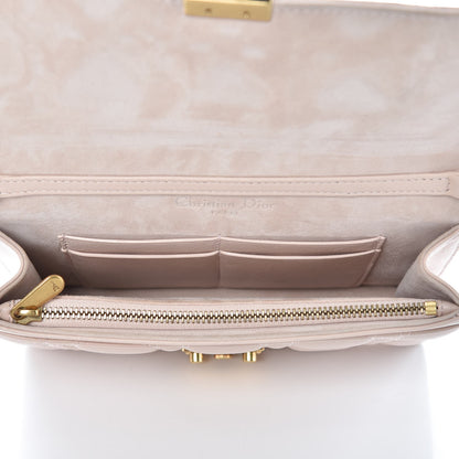 Christian Dior Lambskin Cannage Dioraddict Wallet on Chain Clutch Rose Poudre 5 of 7