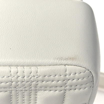 Burberry Lambskin Quilted Small Lola Bag White 12 of 13