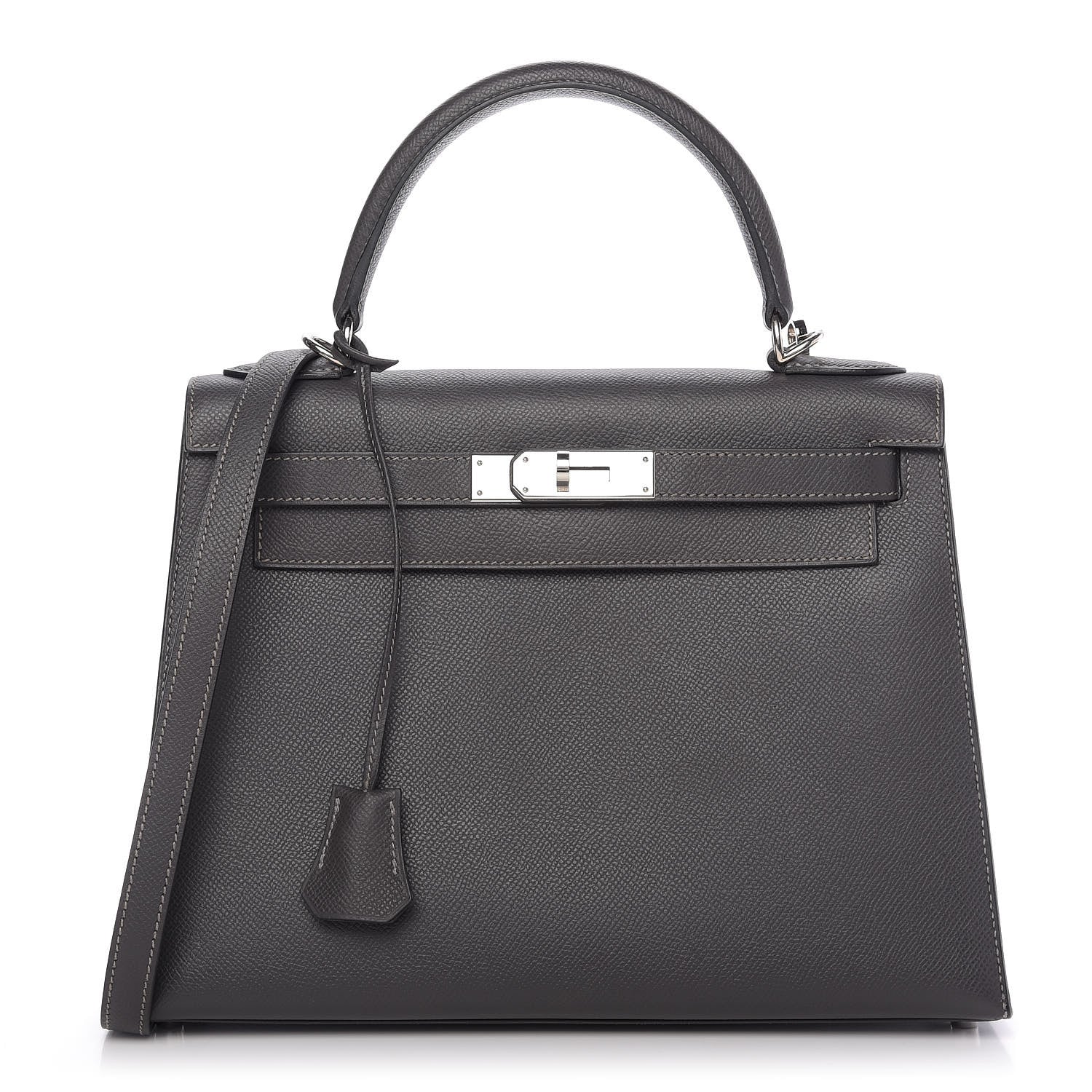 Hermes Epsom Kelly Sellier 28 Graphite 1 of 12