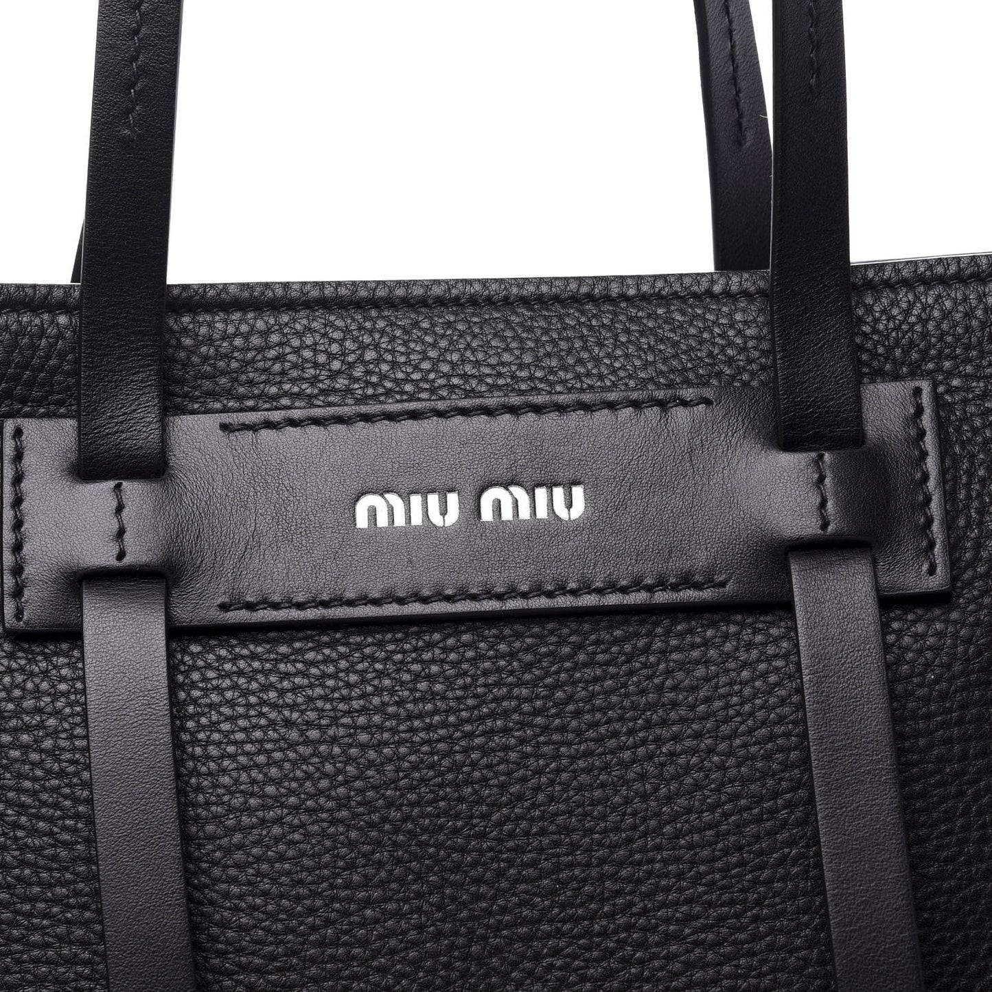 Vitello Daino Tote Black