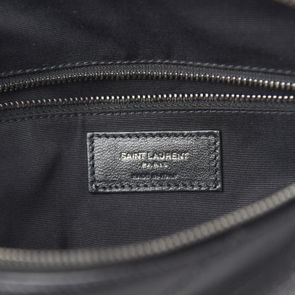 Saint Laurent Calfskin Studded Stardust Monogram Niki Shoulder Bag Black 9 of 10