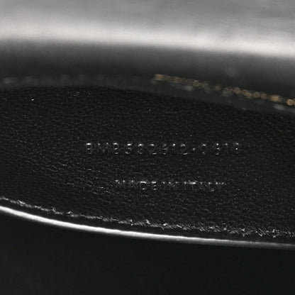 Saint Laurent Lambskin Matelasse Monogram Medium Vicky Chain Bag Black 7 of 15