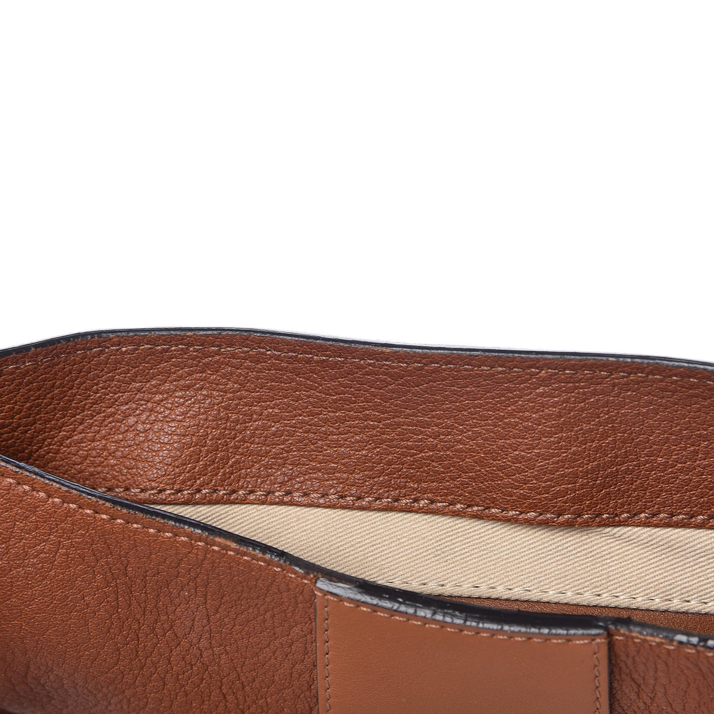 Grained Lambskin Medium Lexa Shoulder Bag Caramel