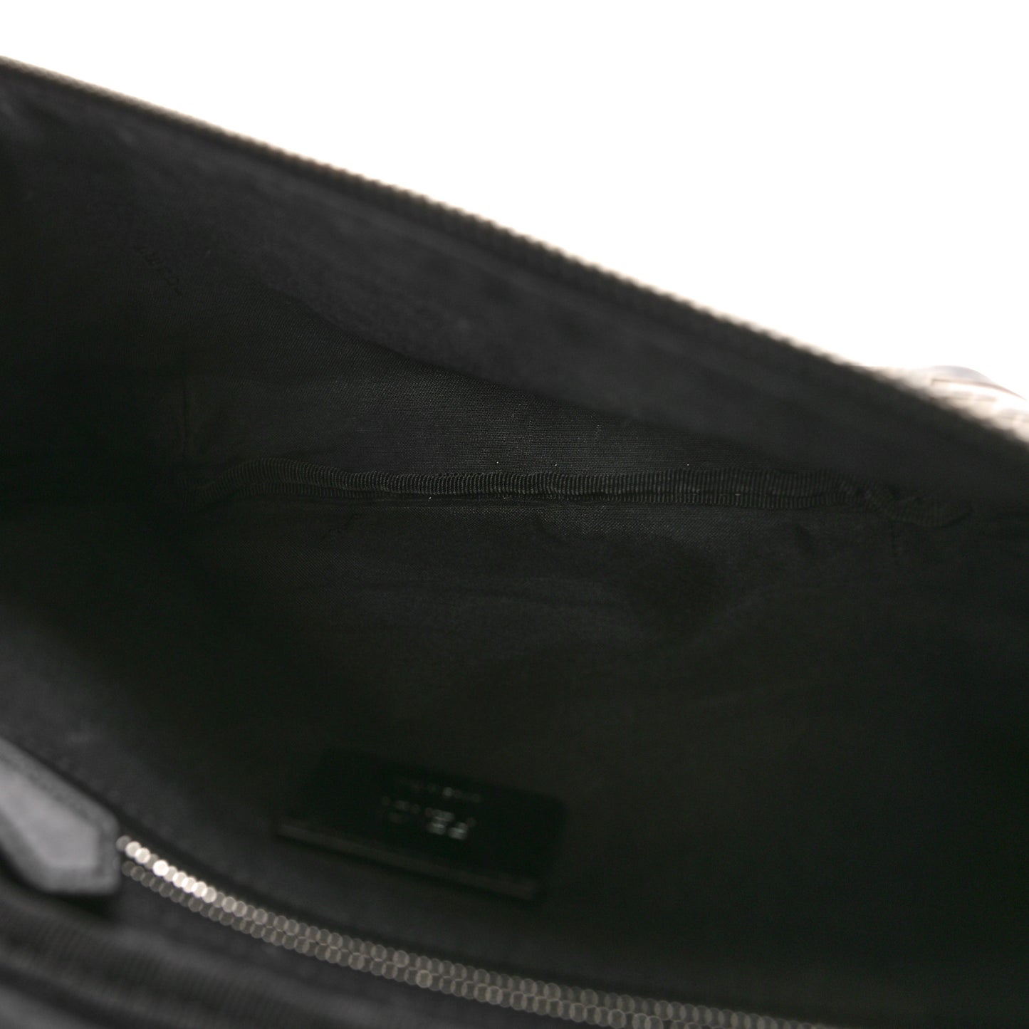 Vitello Century Bi-Color FF 1974 Embossed Belt Bag Maya Black
