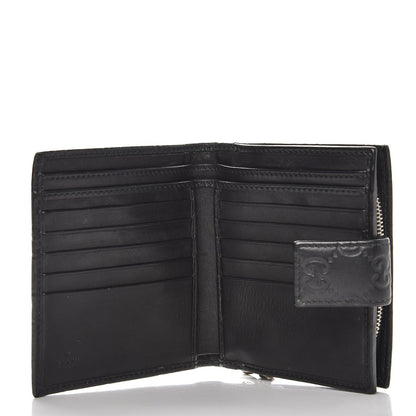 Gucci Guccissima Twins French Wallet Black 5 of 8