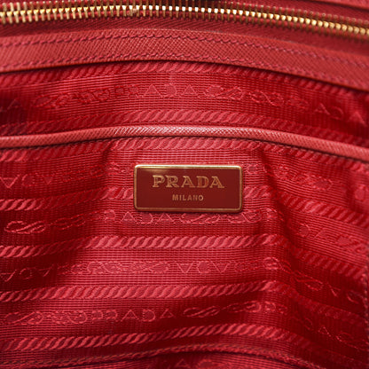 Prada Saffiano Lux Large Tote Fuoco 6 of 14