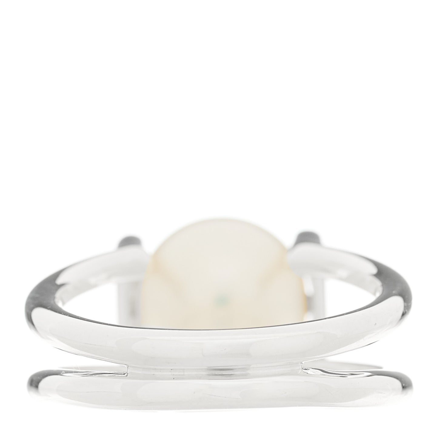 Sterling Silver Pearl HardWear Ring 51 5.75