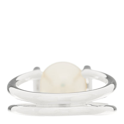 Tiffany Sterling Silver Pearl HardWear Ring 51 5.75 3 of 4