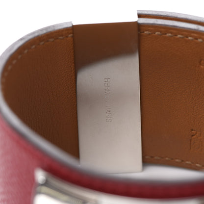 Hermes Epsom Collier De Chien CDC Bracelet S Rouge Casaque 7 of 9