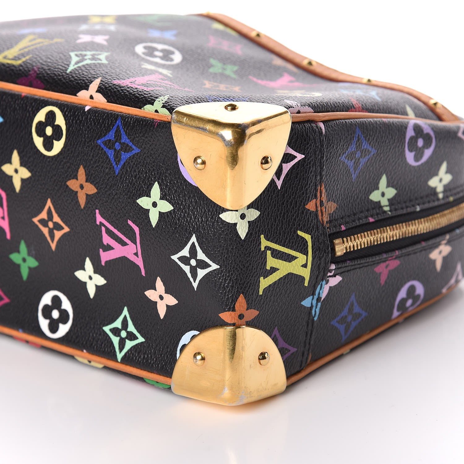 Louis Vuitton Monogram Multicolor Trouville Black 6 of 18