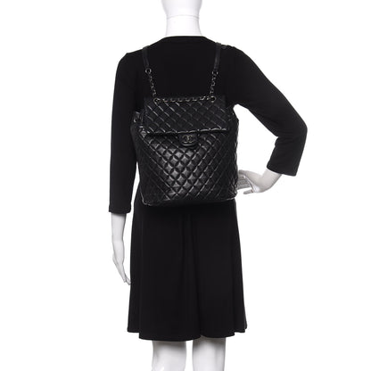 Chanel Lambskin Quilted Large Urban Spirit Backpack Black 1 of 10