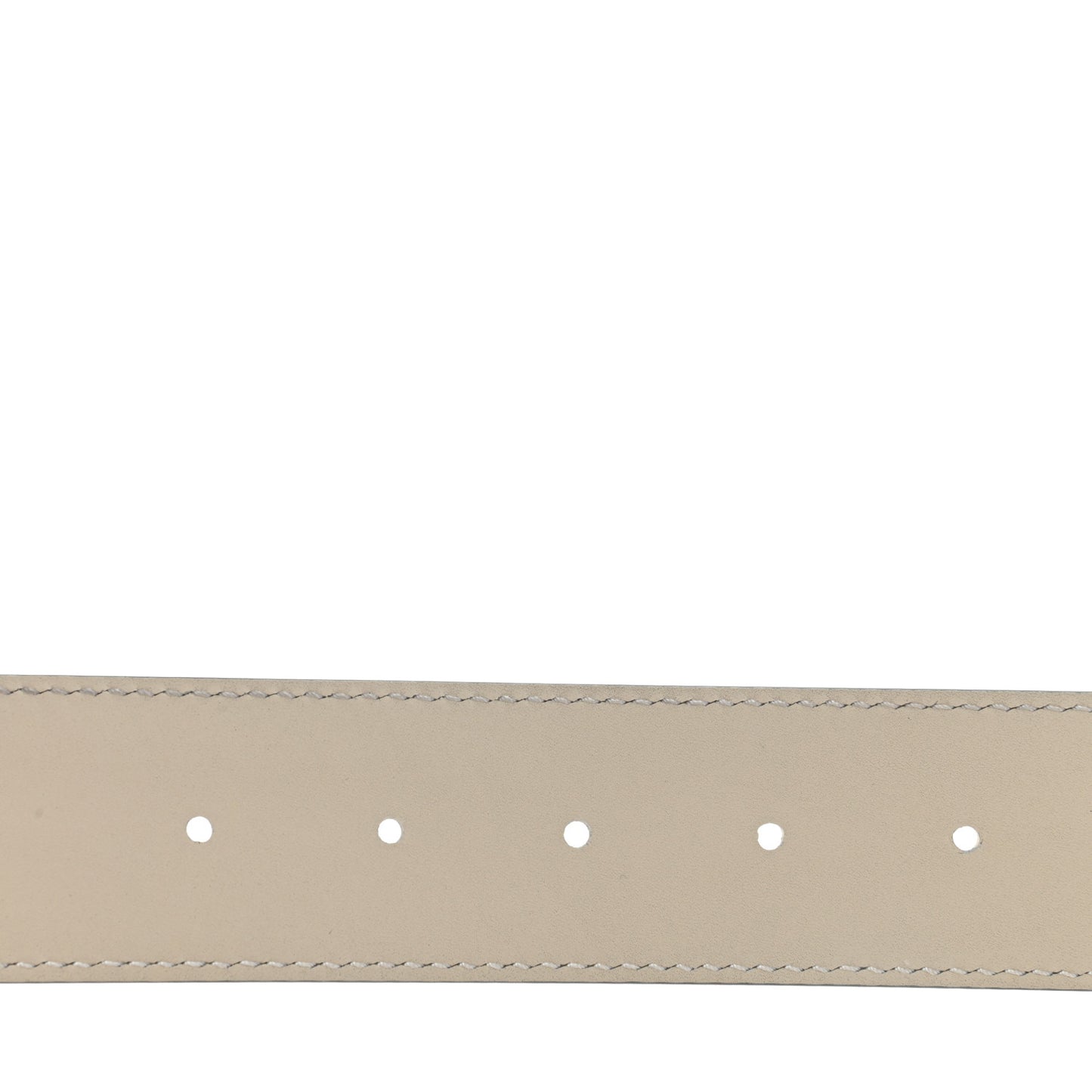 Calfskin Double G 40mm Belt 80 32 Mystic White